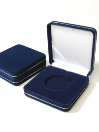 Футляр замшевый для 1 монеты 46 мм (с ободком)