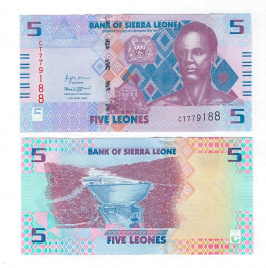 Сьерра-Леоне 5 леоне 2022 год