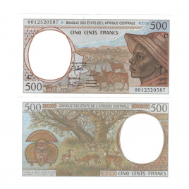 ЦАР (Чад) 500 франков 2000 год