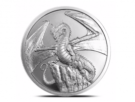 Мир драконов "The welsh Валлийский дракон" раунд серебро