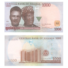 Нигерия 1000 наира 2005-2022 гг