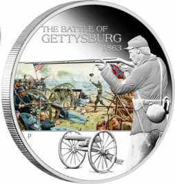 Битва при Геттисберге, серия Известные битвы в истории - Тувалу, 2009 год
