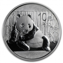 Панда - Китай, 10 юаней, 2015 год