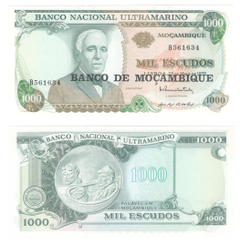 Мозамбик 1000 эскудо 1972 (1976) год