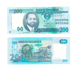 Мозамбик 200 метикал 2011-2017 гг