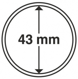 Капсула для монет диаметром 43 мм - Leuchtturm