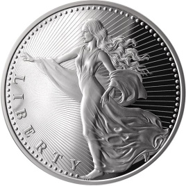 Свобода LIBERTY COIN - 1000 сатоши, серебро