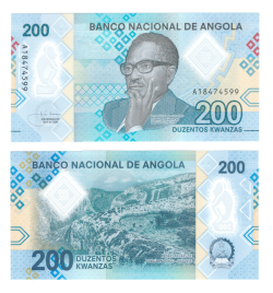 Ангола 200 кванз 2020 год (полимер)