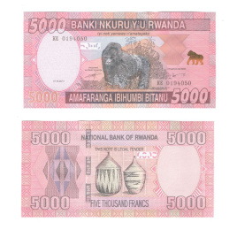 Руанда 5000 франков 2014 год