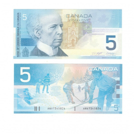Канада 5 долларов 2002 год