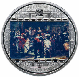 Ночной дозор (Рембрандт), Шедевры искусства - о.Кука, 3oz, 2009