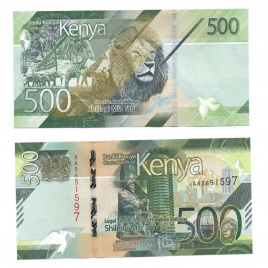 Кения 500 шиллингов 2019 год