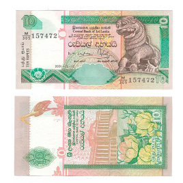 Шри-Ланка 10 рупий 2001 год