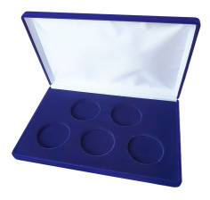 Коробка для 5 монет в капсулах (диаметр 46 мм) 