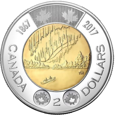 150 лет Конфедерации - 2 доллара 2017 год, Канада