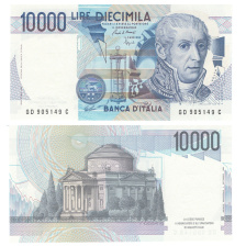 Италия 10 000 лир 1984 год