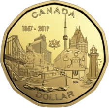 150 лет Конфедерации - 1 доллар 2017 год, Канада