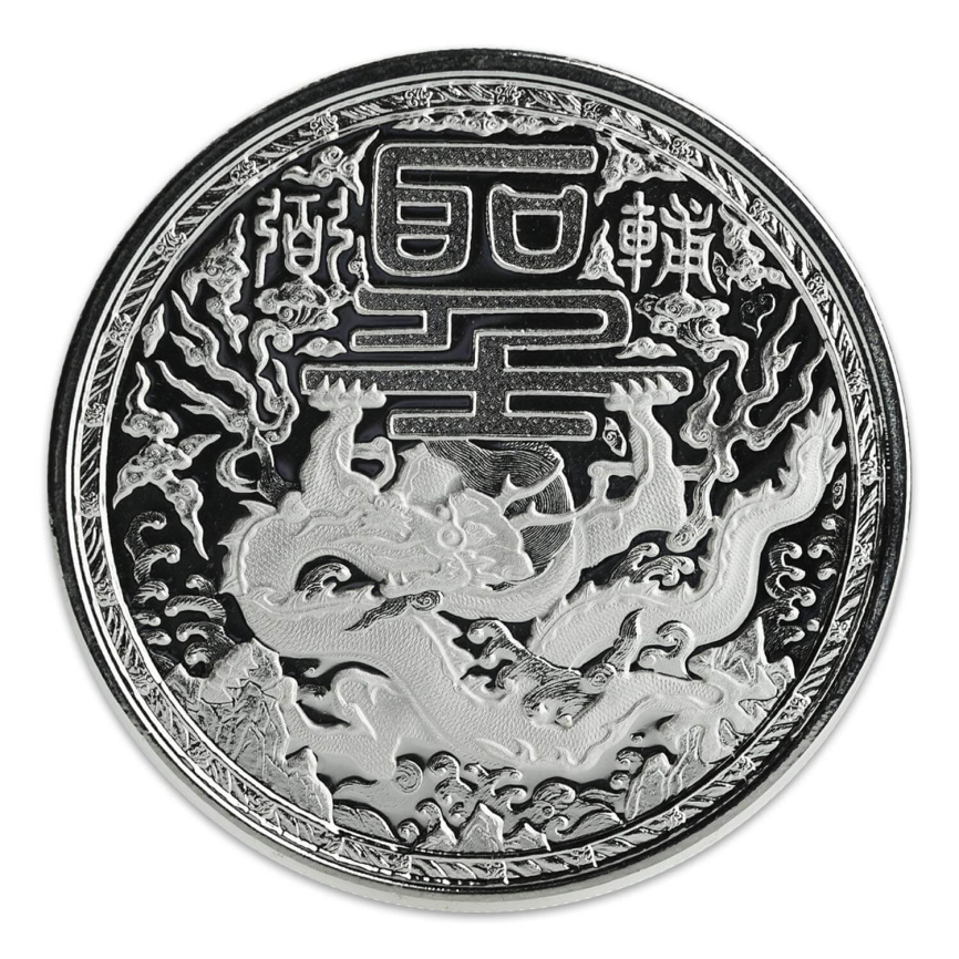 Дракон - Камерун, 500 франков, 2018 год, серебро фото 1