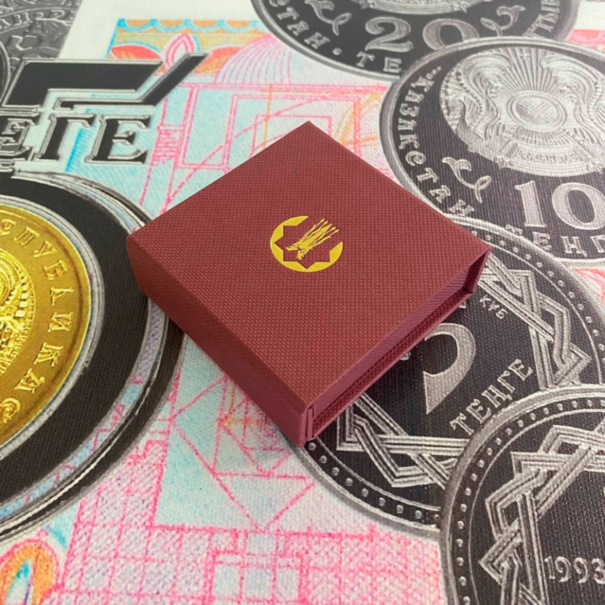 Коробка для монеты в капсуле (44 мм.) Логотип НБ РК фото 4