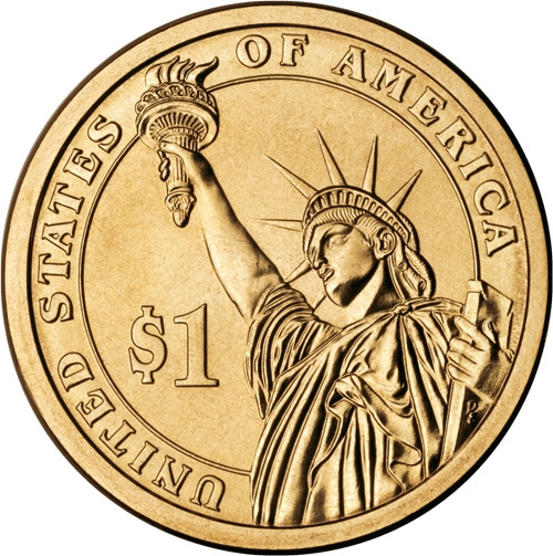 №33 Гарри Трумен 1 доллар США 2015 год фото 2