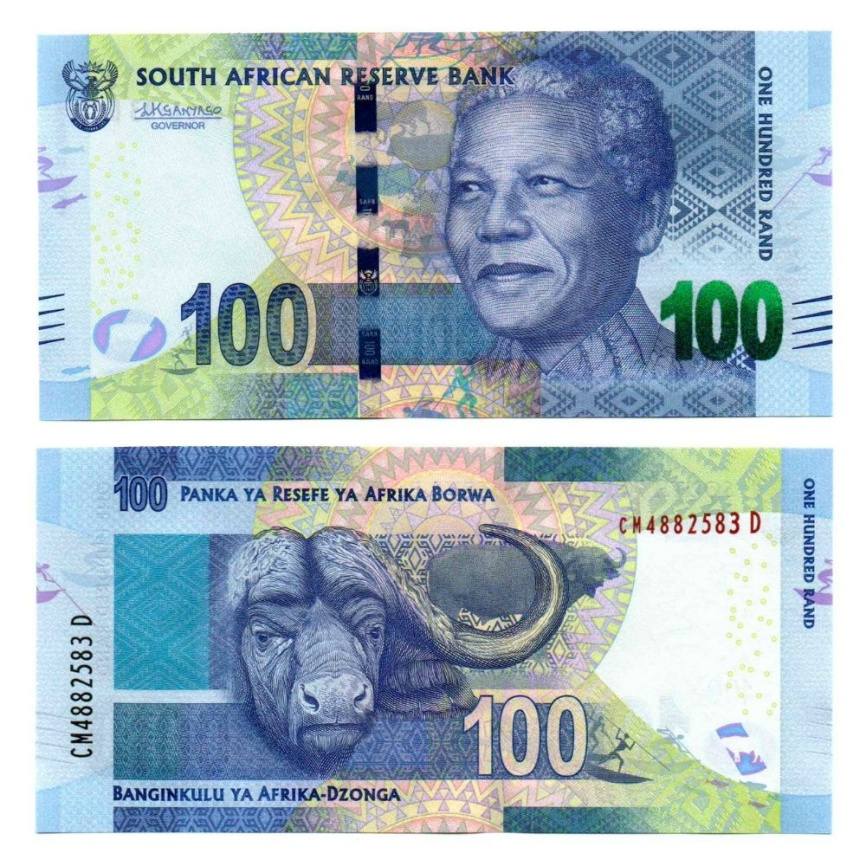 ЮАР 100 рандов 2013-2016 гг фото 1