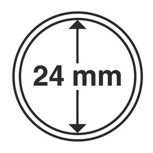 Капсула для монет диаметром 24 мм - Leuchtturm фото 1
