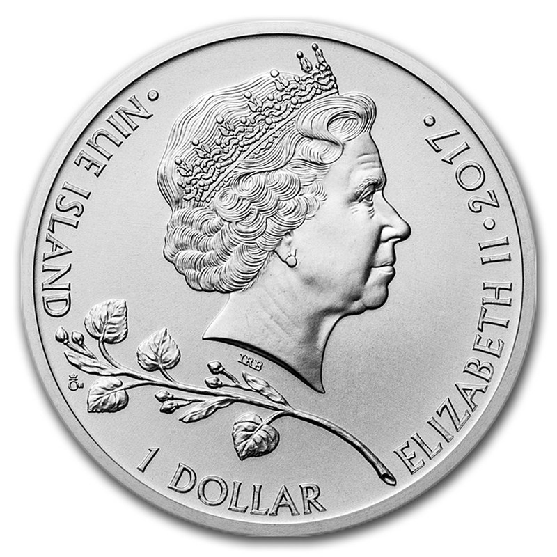 Чешский лев - 1 доллар, о.Ниуэ, 2017 год фото 2