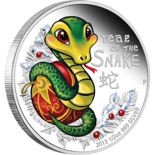 Год змеи, 50 центов, Австралия, 2013 фото 1