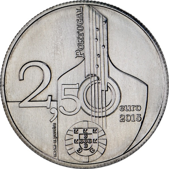 Стиль музыки Фаду | Португалия | 2,5 euro | 2015 год фото 1