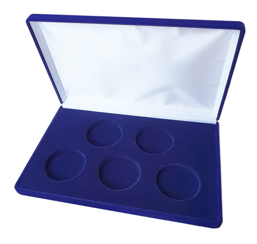 Коробка для 5 монет в капсулах (диаметр 46 мм)  фото 1