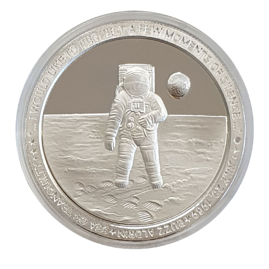Аполлон 11 | Момент тишины | серебро 2019 год | раунд фото 3