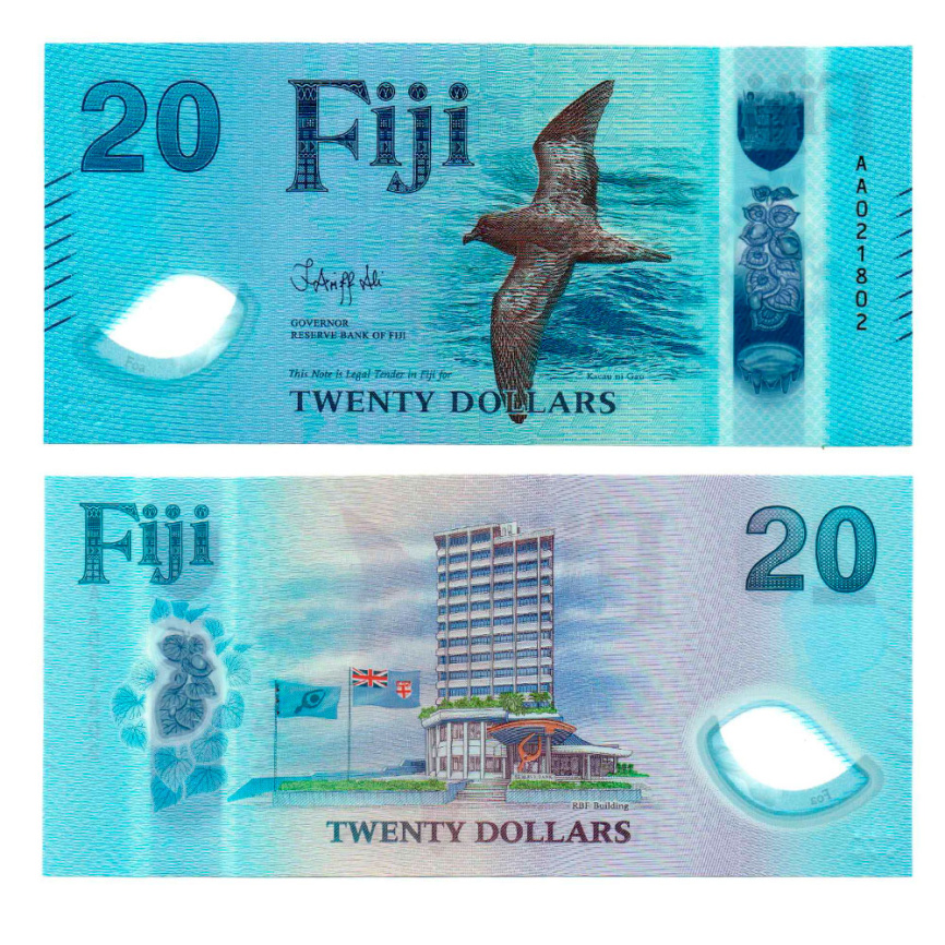 Фиджи 20 долларов 2026 год (полимер) фото 1