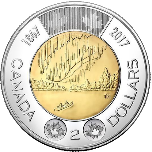 150 лет Конфедерации - 2 доллара 2017 год, Канада фото 1