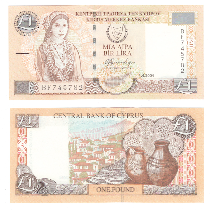 Кипр 1 лира 2004 года фото 1