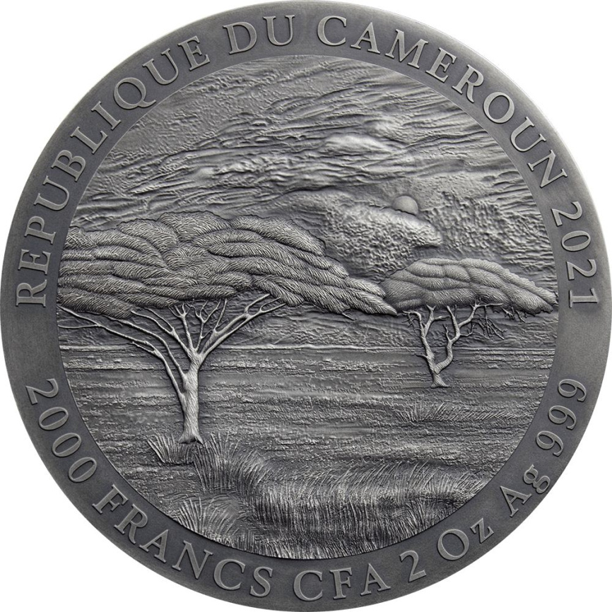 Горная горилла Expressions of Wildlife - 2oz, Камерун, 2021 год фото 2