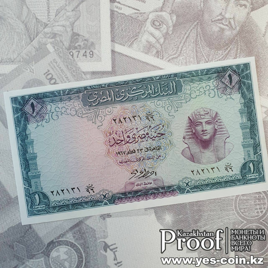 Египет 1 фунт 1961-1967 годов фото 2