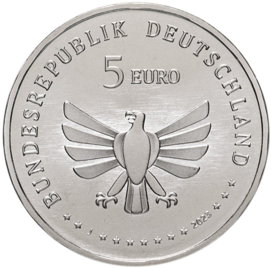 5 евро Германия 2023 - Стрекоза фото 2