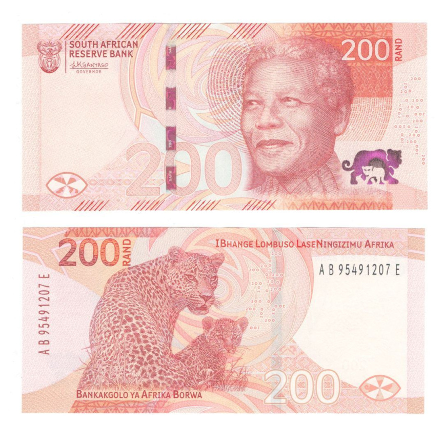ЮАР 200 рандов 2023 год фото 1