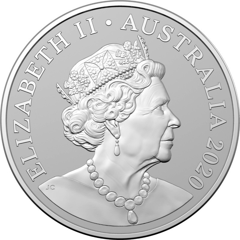 Кукабарра на ветке - Австралия, 2020 год, 1 доллар фото 2