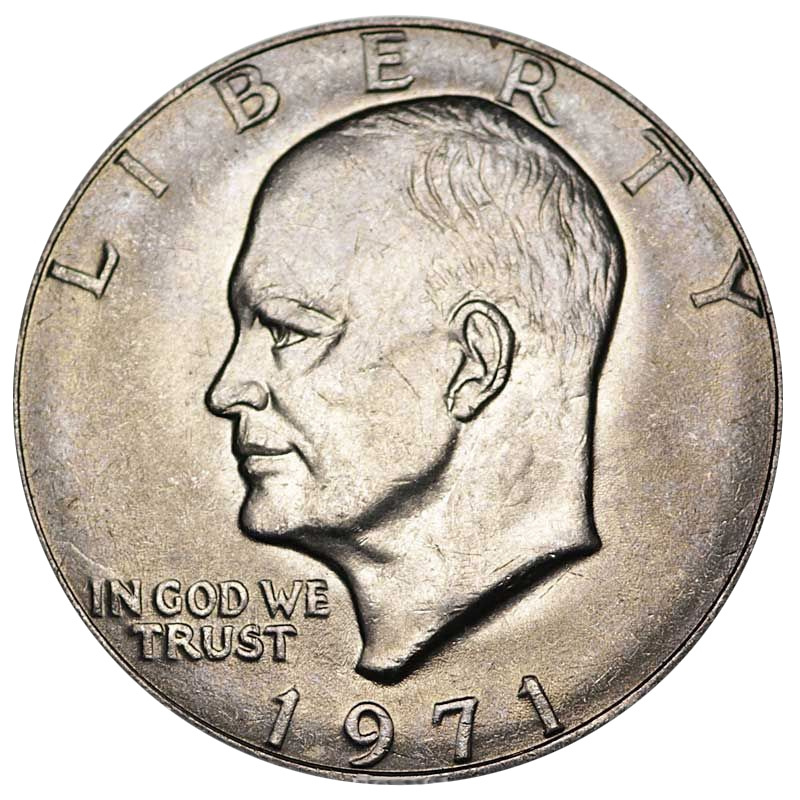 Доллар Эйзенхауэра - Лунный доллар США фото 2