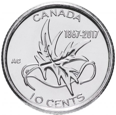 150 лет Конфедерации (листок) - 10 центов 2017 год, Канада фото 1