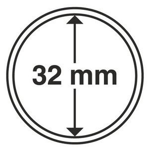Капсула для монет диаметром 32 мм - Leuchtturm фото 1