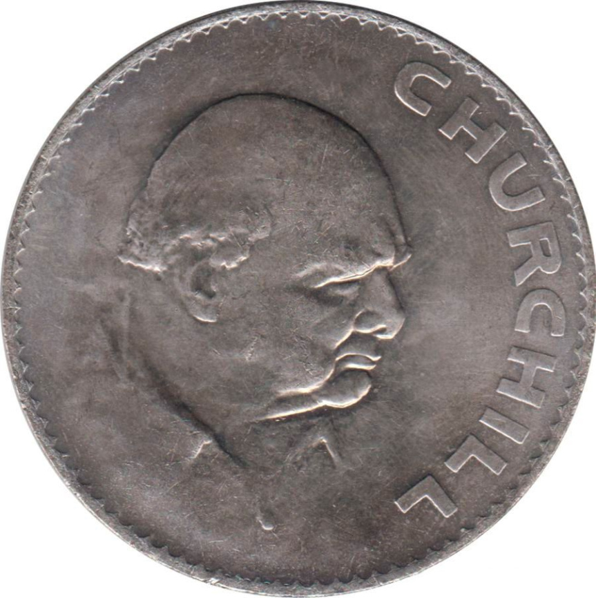 Черчилль - Англия, 1 крона, 1965 год фото 1