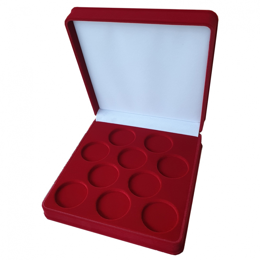 Коробка на 10 монет в капсулах (диаметр 44 мм) фото 1