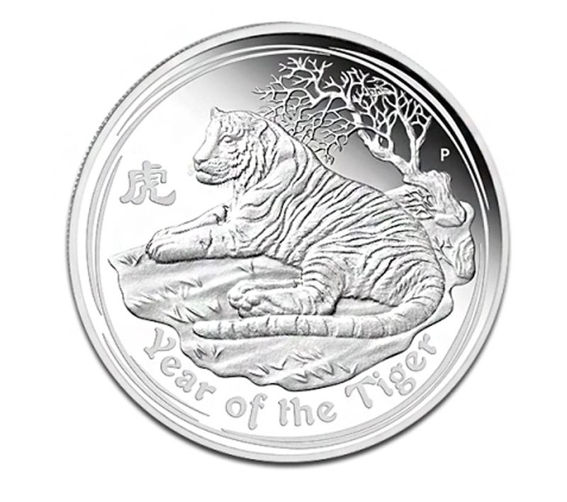 Год тигра "Лунный календарь" - Австралия, 2010 год, 1 унция фото 1