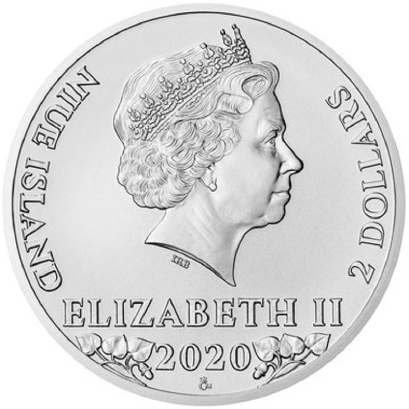 Чешский лев - Ниуэ, 2 доллара, 2020 год фото 2