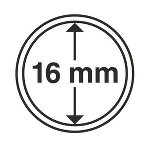 Капсула для монет диаметром 16 мм - Leuchtturm фото 1