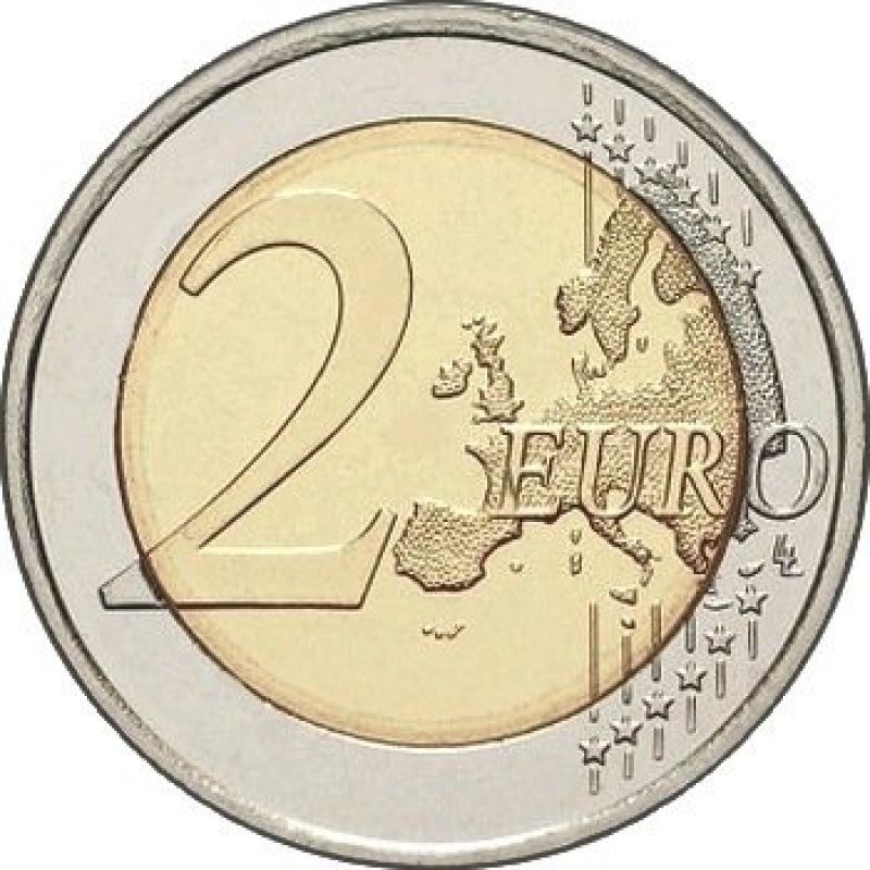 30 лет еврофлагу - 2 евро, Австрия, 2015 год фото 2