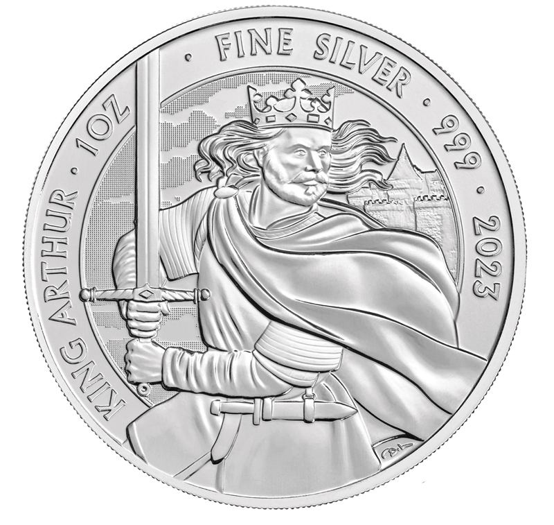 Король Артур, серия "Мифы и легенды" - Англия, 2 фунта, 2023 год фото 1