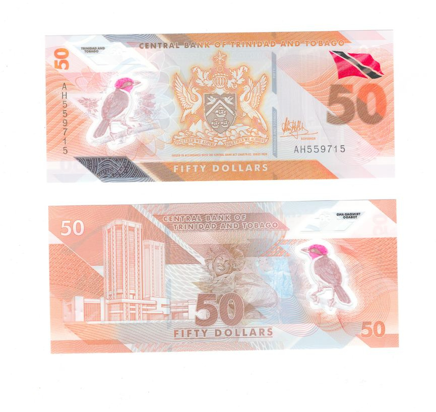 Тринидад и Тобаго 50 долларов 2020 год (полимер) фото 1
